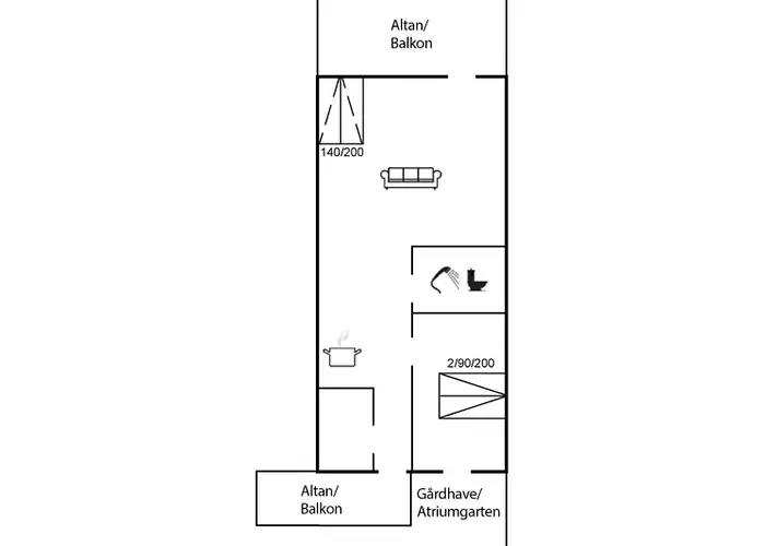 Lejlighed Jurviis - 100m From The Sea By Interhome *